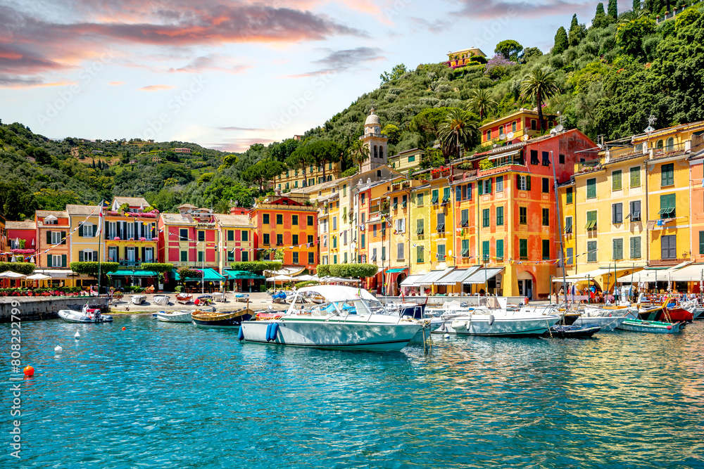 Obraz premium Blick auf Portofino, Italien 
