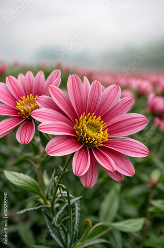 pink daisy flowers (ID: 808292941)
