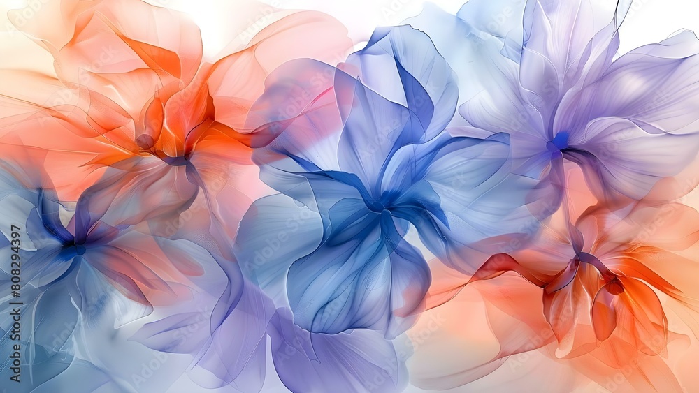 Watercolor painting of bouquet with fading petals in shades of pink purple and blue. Concept Watercolor Painting, Bouquet, Fading Petals, Pink, Purple, Blue Watercolor painting of bouquet with fading petals in shades of pink purple and blue. Concept Watercolor Painting, Bouquet, Fading Petals, Pink, Purple, Blue