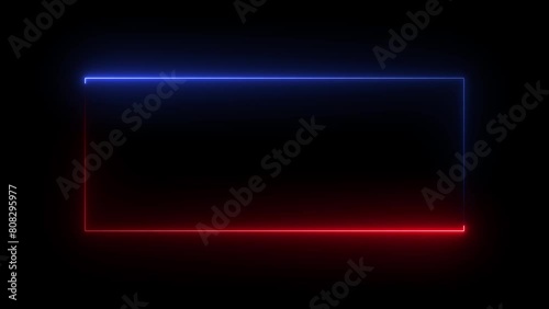 LOOP POPULAR abstract seamless background blue purple spectrum looped animation fluorescent ultraviolet light 4k glowing line Abstract background photo