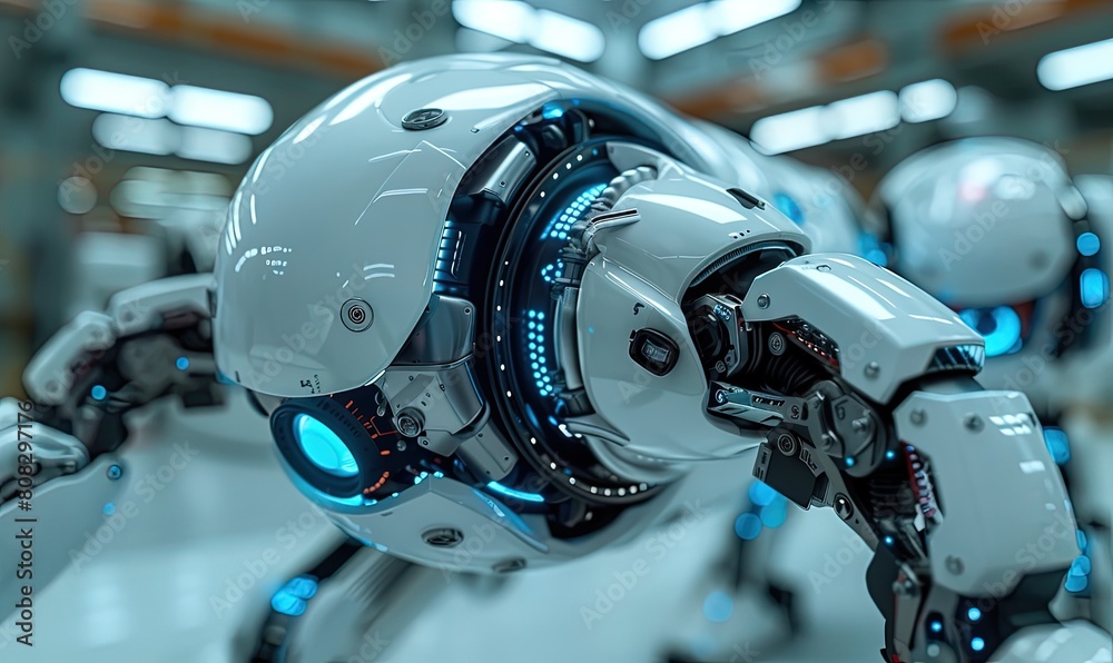 AI robotics, global revolution and technological advancement. AI robotics, global revolution and technological advancement.