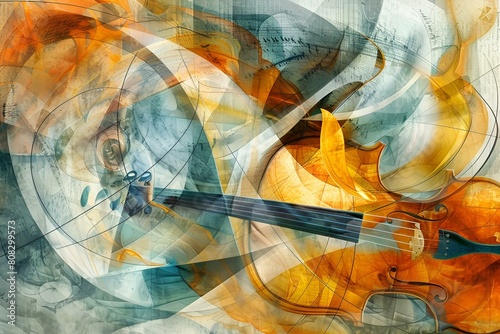 Symfonia barw - abstrakcyjne połączenie muzyki i sztuki
