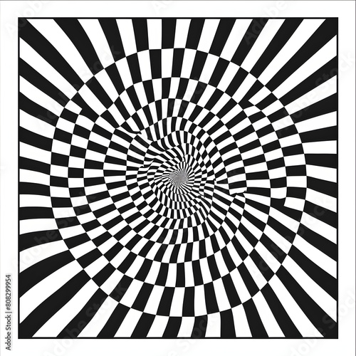 Optical illusions and distortions isolated on white background  minimalism  png 
