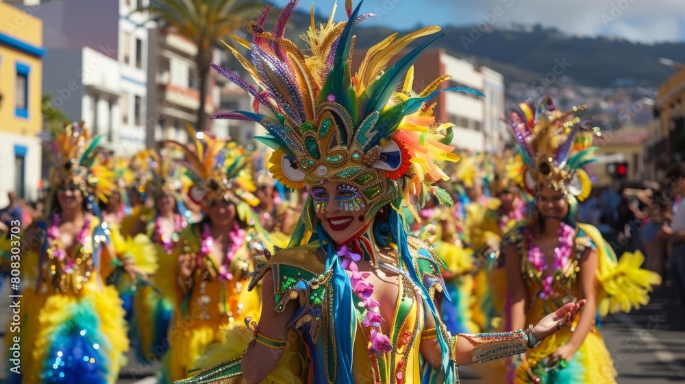 Fototapeta premium Carnival in Tenerife.