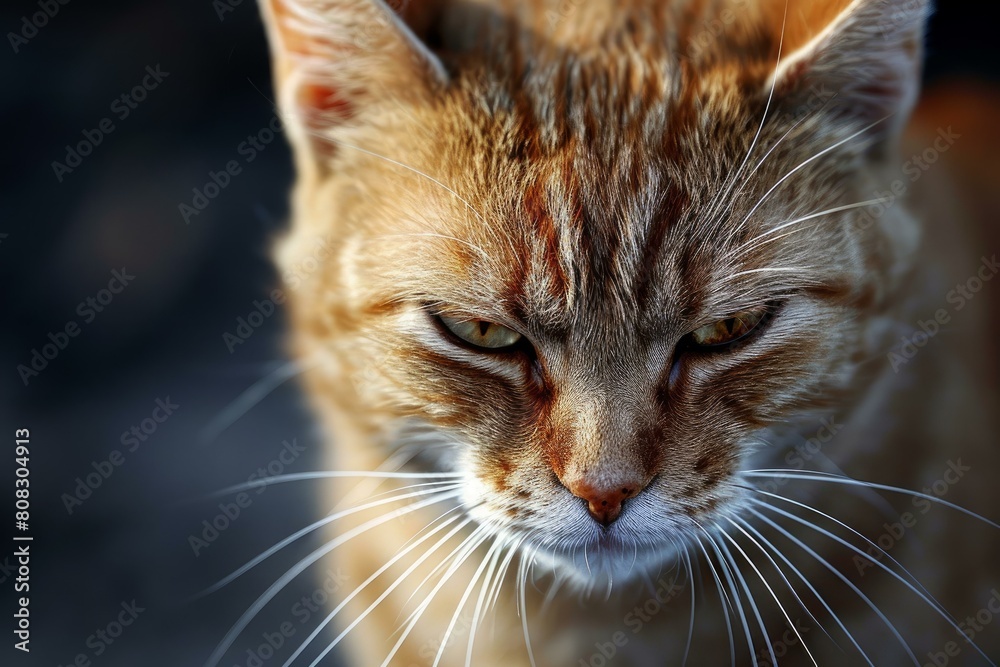 Peeved Angry cat. Face mouth cry. Generate Ai Peeved Angry cat. Face mouth cry. Generate Ai