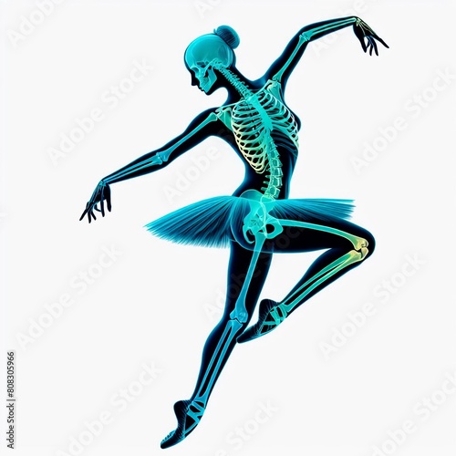Skeleton of a dancer