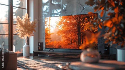 Comparing resolutions on 4K televisions photo