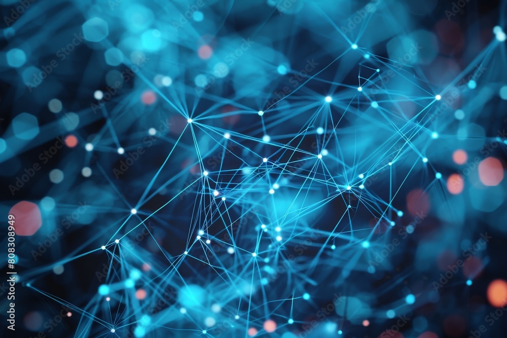 Networking technology background big data connectivity software development wallpaper, Ai generated