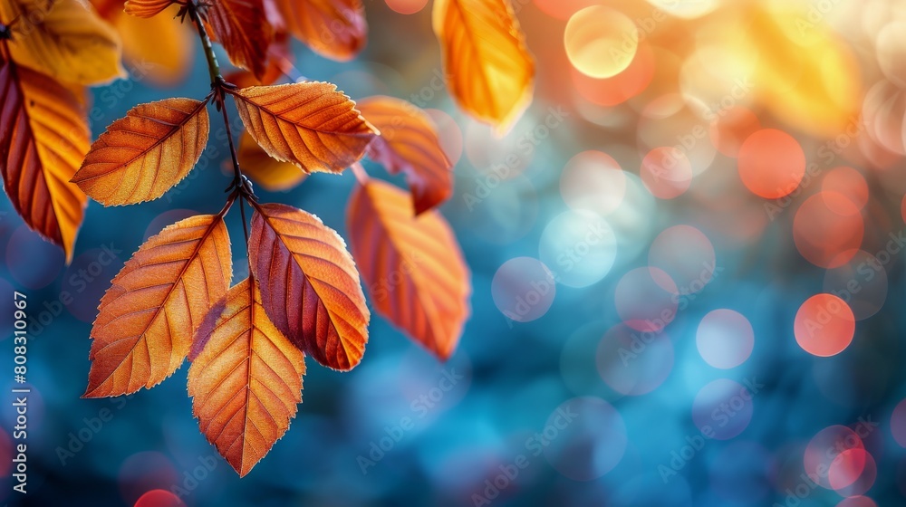 Close Up of Tree Branch With Leaves
