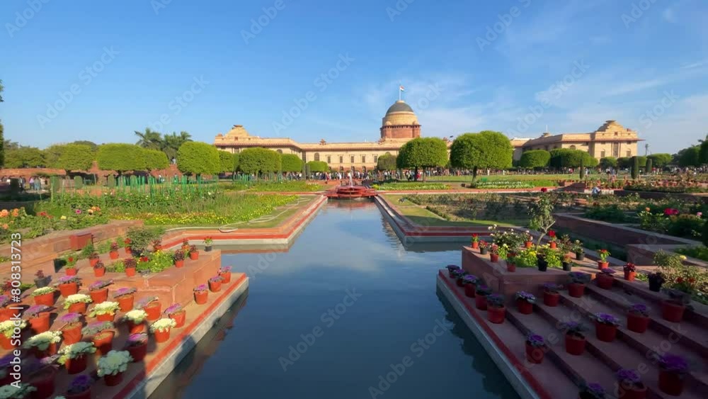 Rashtrapati Bhavan located in New Delhi, India