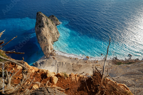 Fototapeta Naklejka Na Ścianę i Meble -  Mizithrès rocks panoramic viewpoint in Zakynthos 