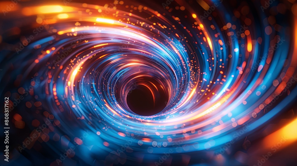 A spiral with a hole in the middle A spiral with a hole in the middle