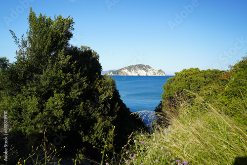 seashore panorama from Limni keriou 