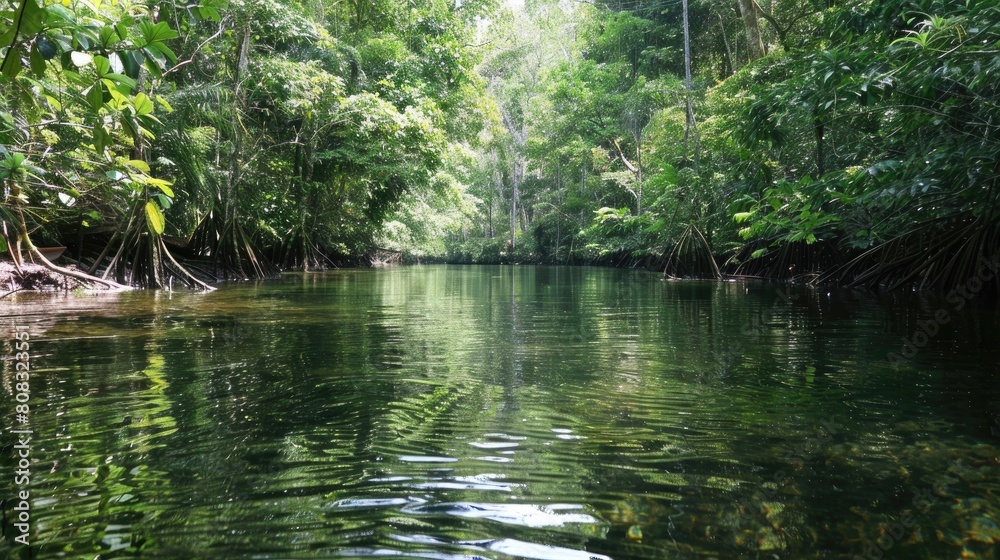 Shoal of Piraputanga in Sucuri River.
Shoal of Piraputanga in Sucuri River.