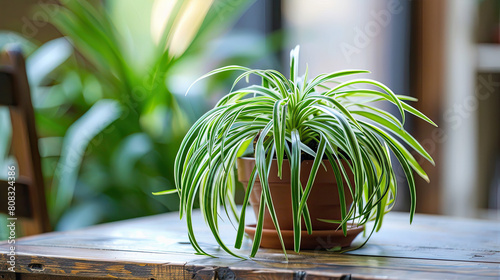 spider plant in a vase  © Clemency