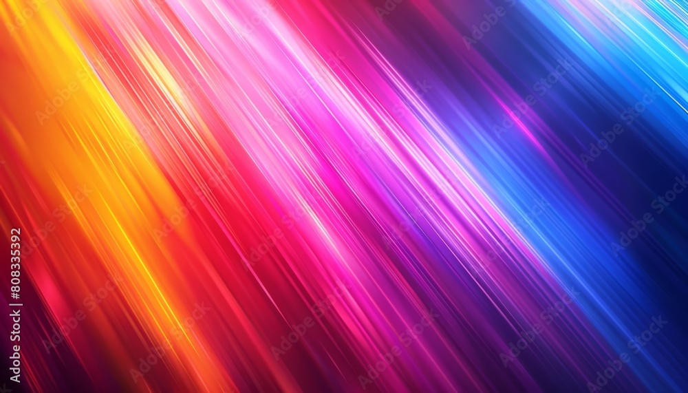 Obraz premium Abstract colorful background with blurred lines and glowing light effects 