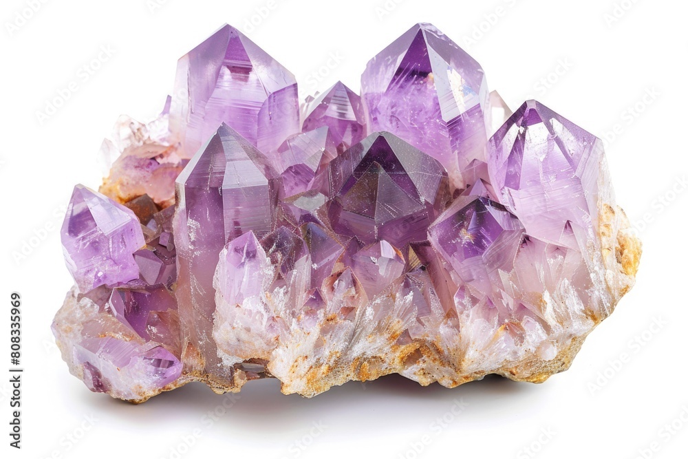 Beautiful Sparkling Spirit Quartz Gemstone: Amethyst Cluster with Rainbow Energy Beautiful Sparkling Spirit Quartz Gemstone: Amethyst Cluster with Rainbow Energy