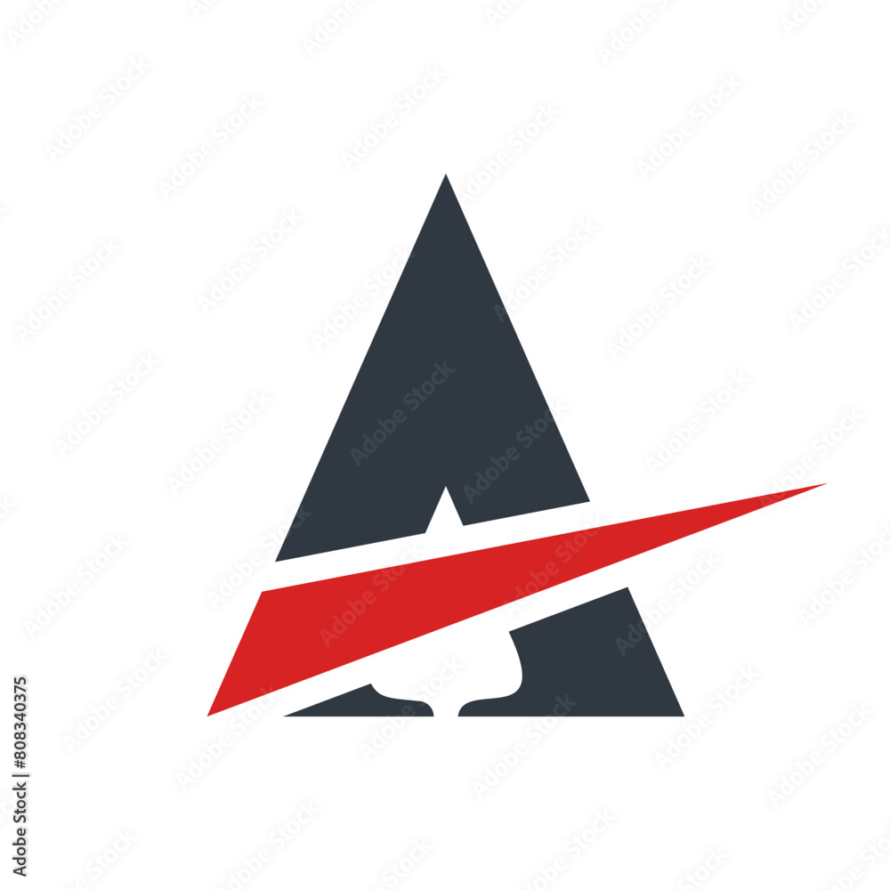 Fototapeta premium Letter A logo design template elements