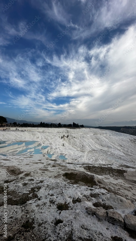 Sky over pamukkale Sky over pamukkale