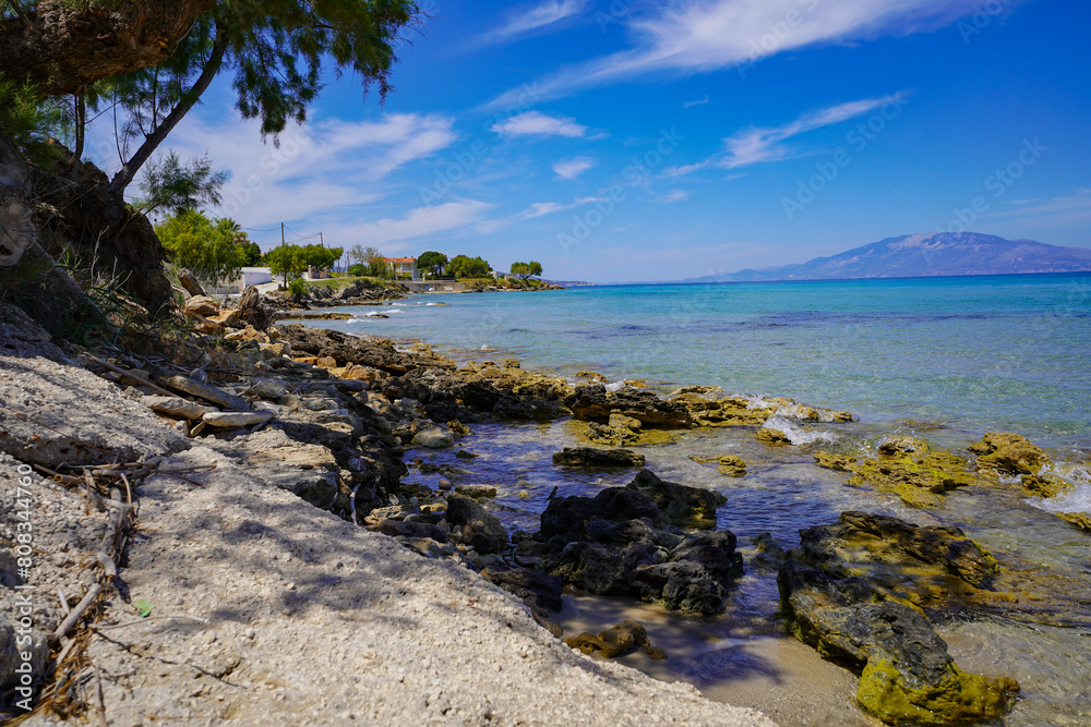 beautiful beach and seashore of Alikanas beautiful beach and seashore of Alikanas