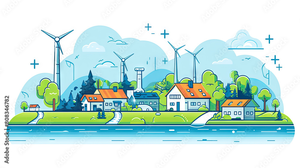 Sustainable Living in a Vibrant Community: Green Energy and Eco-Friendly Homes by the River