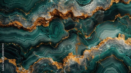 Green emerald marble design background wallpaper © Art Wall