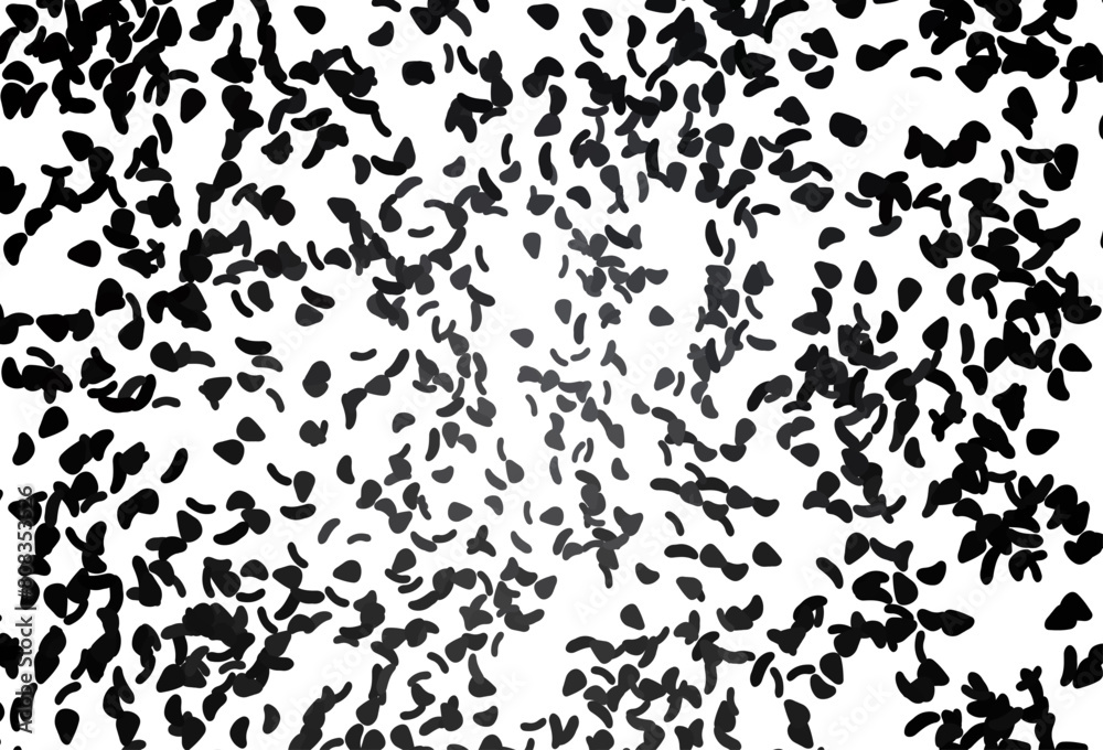 Light Black vector texture with random forms. Light Black vector texture with random forms.