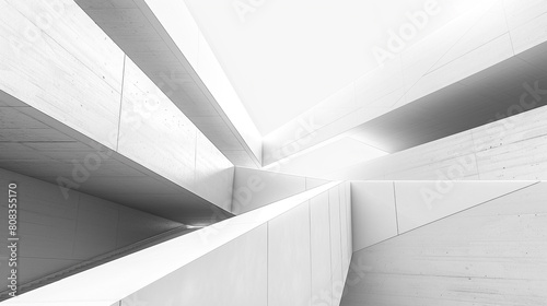 Photo of a Minimalist Symphony in White Architecture