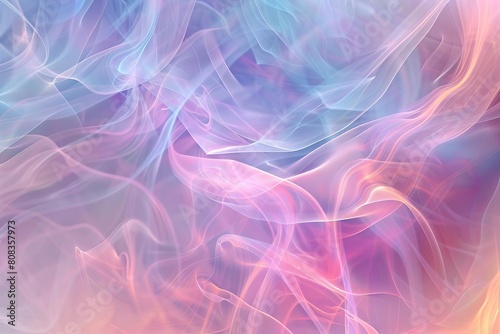 ethereal smoke art vivid pastelcolored smoke plumes dancing in an enchanting display abstract photo