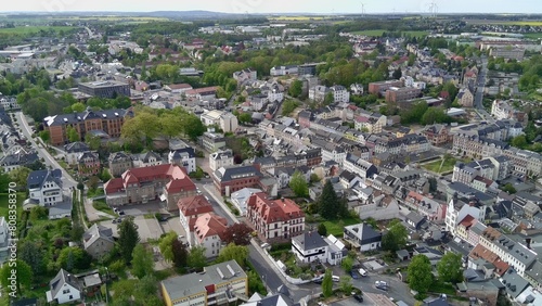 Panorama Stadt Mittweida Vogelperspektive 