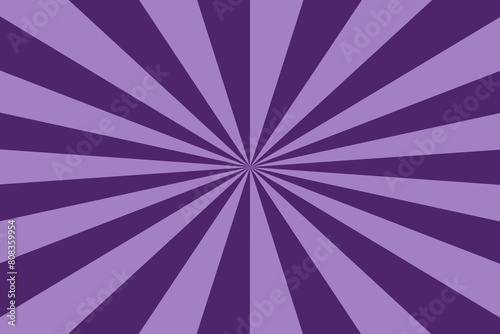 Purple Sun rays Retro vintage style background, Sunburst Pattern Background. Rays. Summer Banner illustration