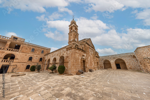 Assyrian church in Midyat. Mor Yakup Monastery, Church Salhe Baristepe Midyat Mardin. photo