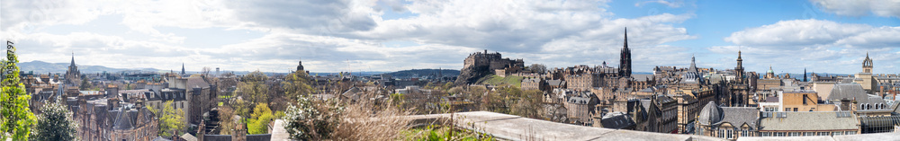 Panorama of Edinburgh, Scotland