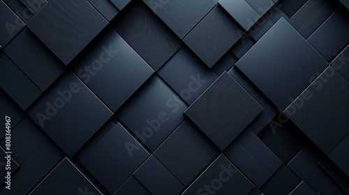 A black and white image of squares and rectangles. The squares are arranged in a way that creates a sense of depth and texture. The image has a modern and minimalist feel to it