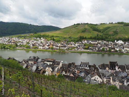Obraz na płótnie Zell - Stadt an der Mosel in Rheinland-Pfalz w salonie