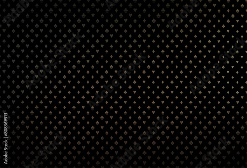 Wallpaper Mural Dark black vector pattern with symbol of cards. Torontodigital.ca