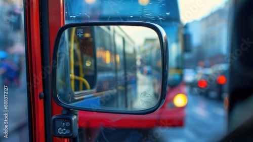 Rear view mirror bus and truck