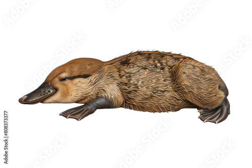 The platypus is a semiaquatic egg-laying mammal endemic to eastern Australia, including Tasmania photo