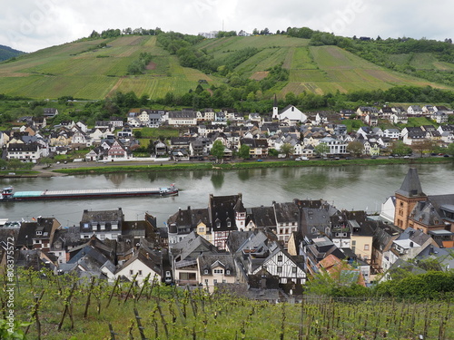 Obraz na płótnie Zell - Stadt an der Mosel in Rheinland-Pfalz w salonie