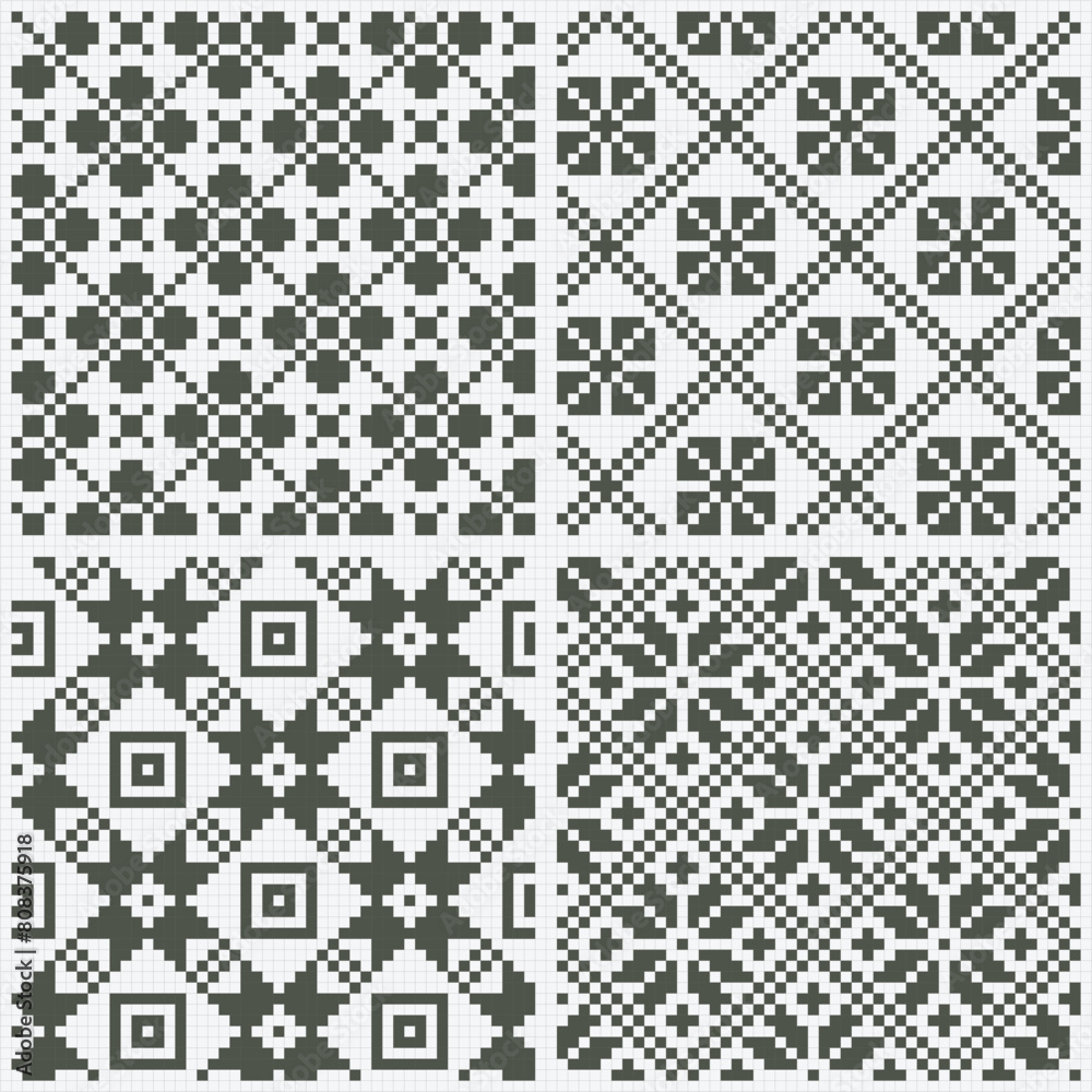 Embroidery Pattern Set