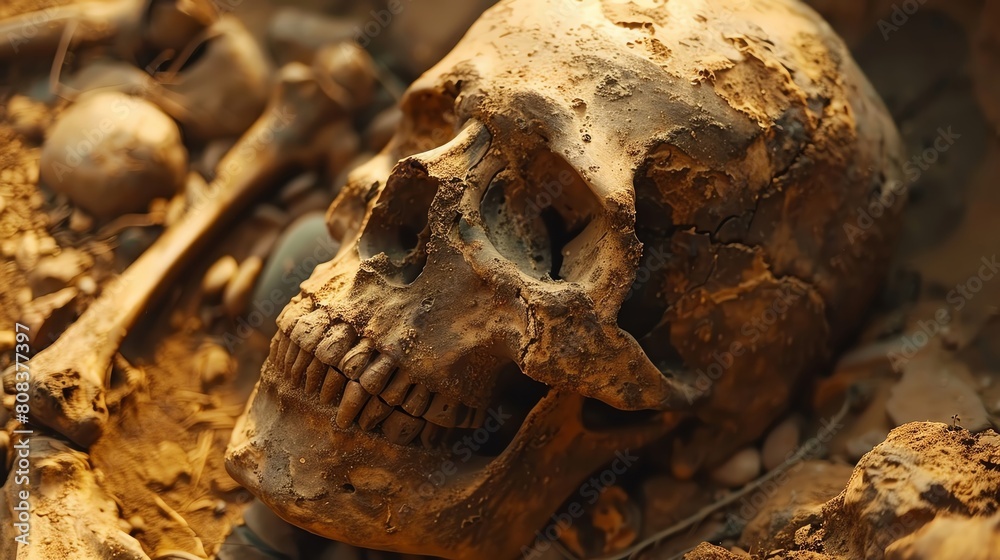 Skeleton of a Neolithic hunter discovered by cyber-archaeologists, a fusion of ancient history and futuristic technology Skeleton of a Neolithic hunter discovered by cyber-archaeologists, a fusion of ancient history and futuristic technology