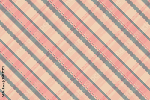 Fabric plaid texture of seamless tartan textile with a background vector pattern check.