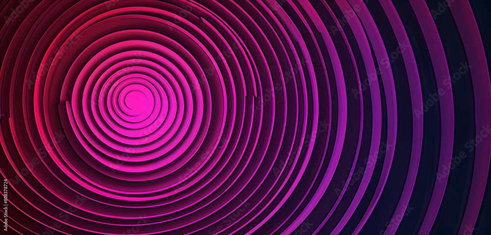 Pink and purple concentric circles creating hypnotic spiral effect Pink and purple concentric circles creating hypnotic spiral effect