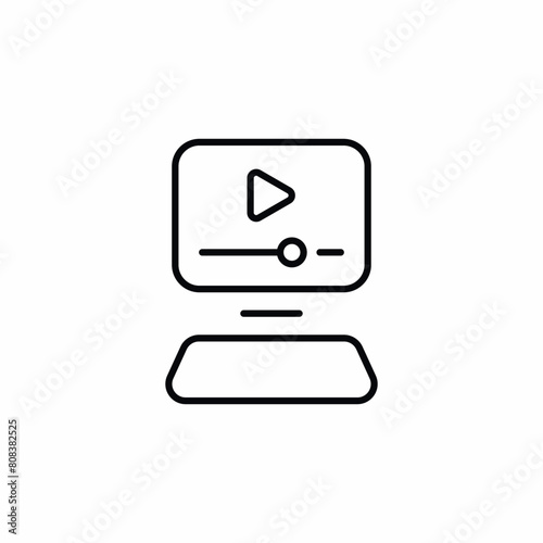 video player computer media icon