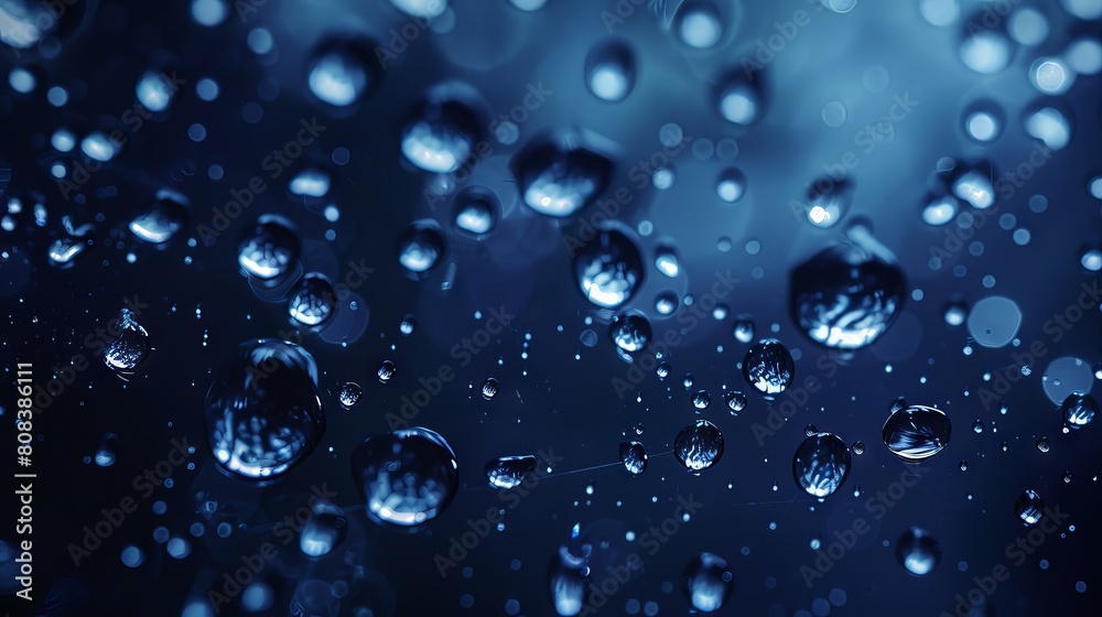 Rain drops on the window Rain drops on the window