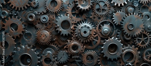 Abstract gears background