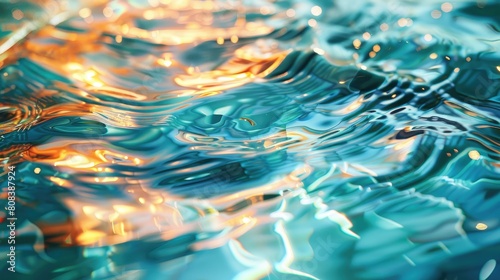 Abstract wavy background resembling the rippling surface photo