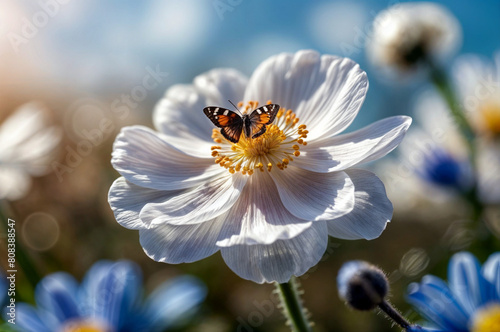 bee on a daisy