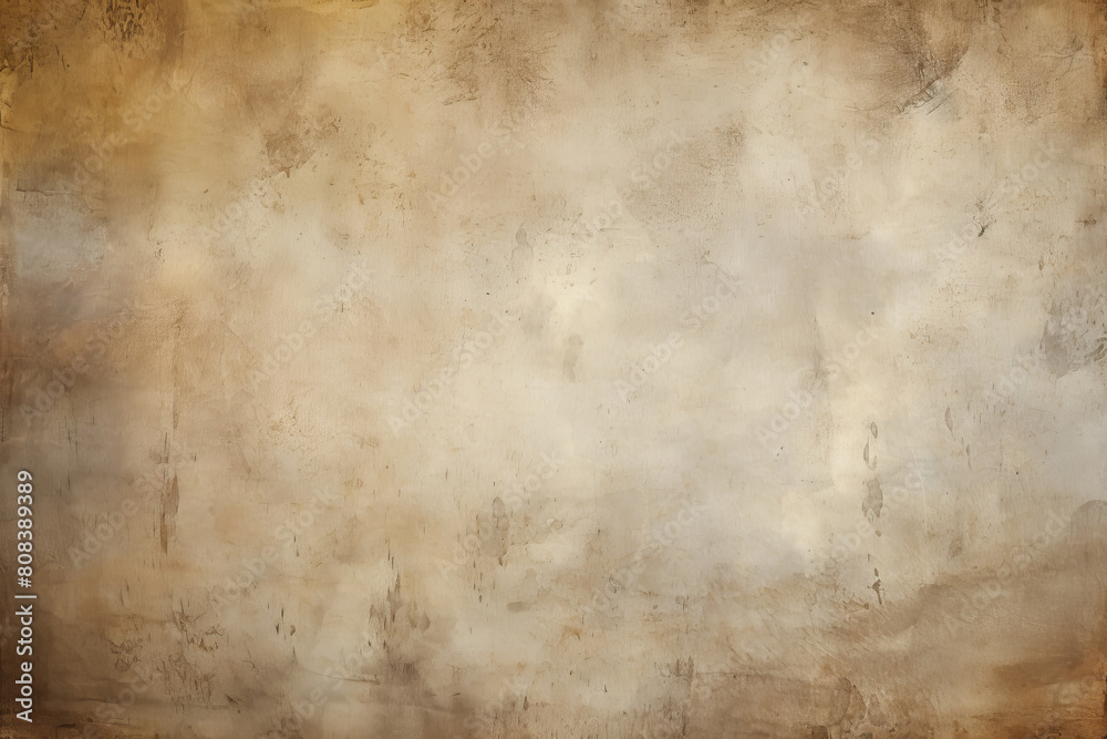High-resolution image of a vintage grunge paper texture, perfect for adding a touch of antiquity and character to your creative design projects or as a subtle background