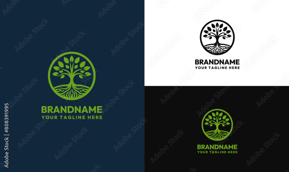 Green Tree Circle Charity Logo Green Tree Circle Charity Logo
